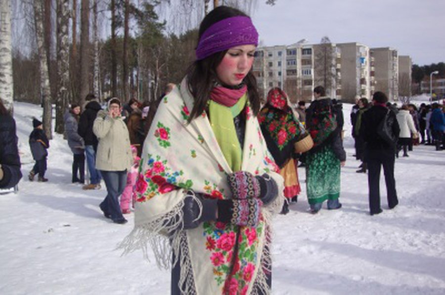 Зима, зима, уходи со двора!                                                                                                                            - В Висагинасе