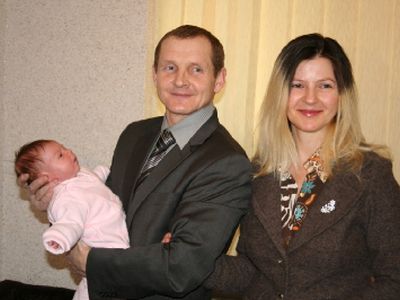 Настенька — первая новорожденная в этом году                                                                                 - В Висагинасе