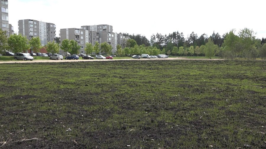 Складирования строительных материалов на пустыре больше не будет (видео) - В Висагинасе