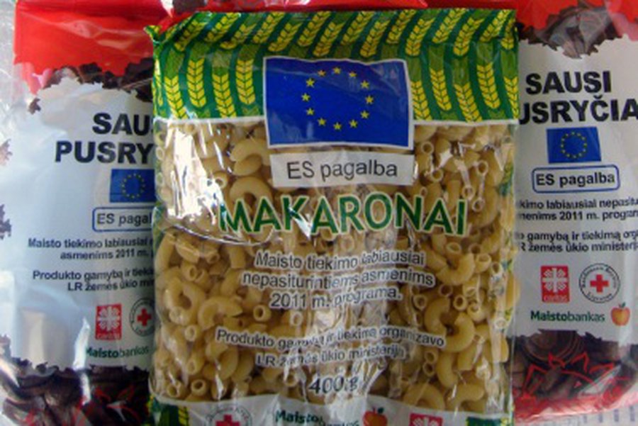 Maisto išdavimas nepasiturintiems gyventojams - Visagine