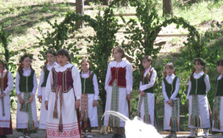 «Sekminių šventė» -литовская Троица - В Висагинасе