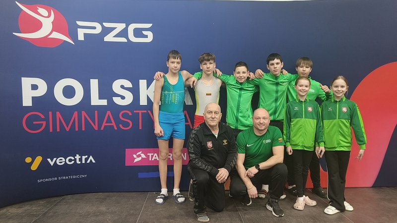 Висагинские батутисты приняли участие в международных соревнованиях «Кубка Польши» - Висагинас и висагинцы