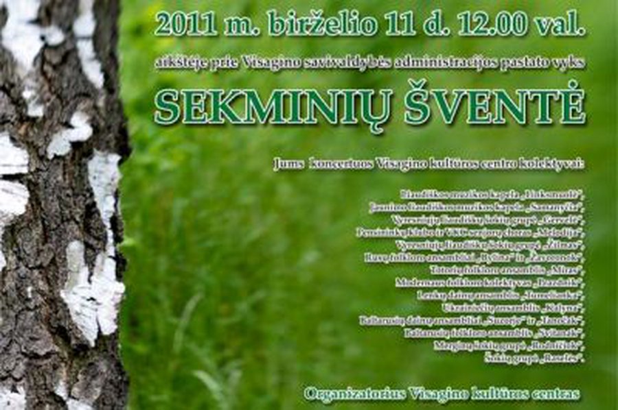 Visi į Sekminių šventę! - Visagine