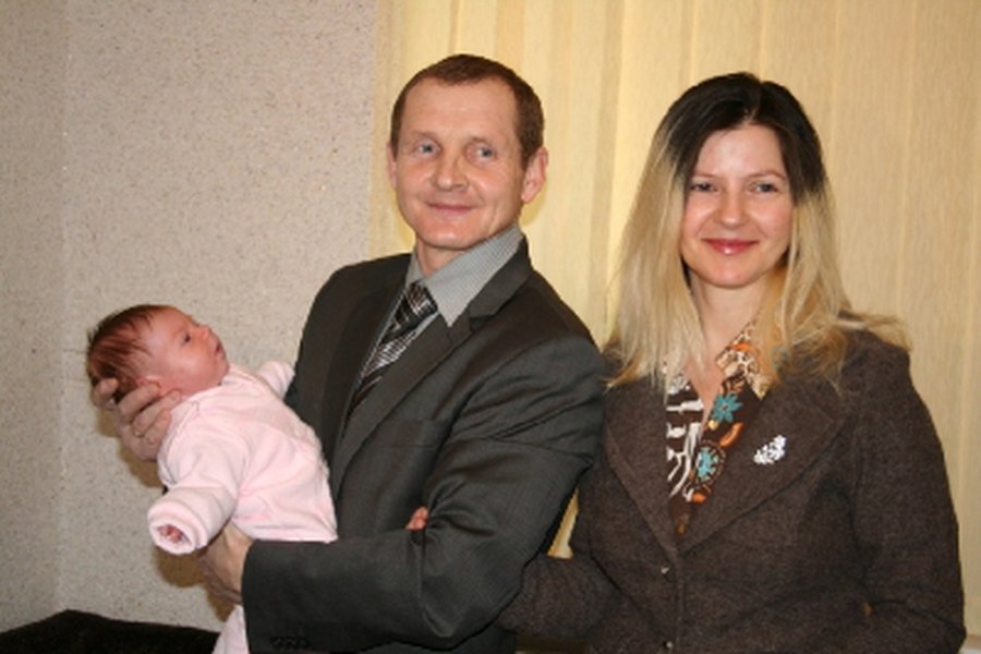 Настенька — первая новорожденная в этом году                                                                                 - В Висагинасе