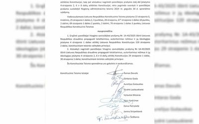 От анонимного письма до Конституционного суда: финал истории улицы Тарибу - В Висагинасе