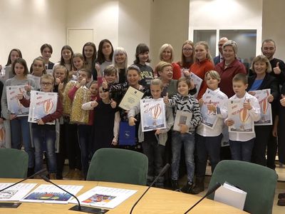 «Я - честный». Дети – против коррупции во всех ее проявлениях (видео) - В Висагинасе