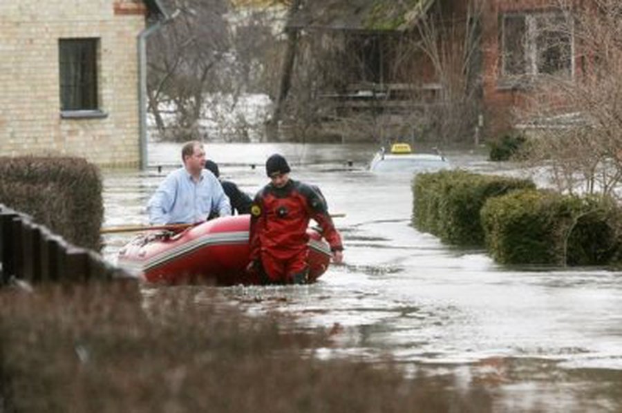 Pavasarinis potvynis gresia pusei JAV - Pasaulyje