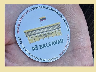 Николаюс Лебедевичус. Каждый голос важен! - Выборы 2024