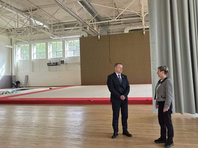 Скоро откроет двери обновлённый зал спортивной акробатики - В Висагинасе