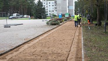 Какие работы ведутся в районе площади Сантарвес? (видео)