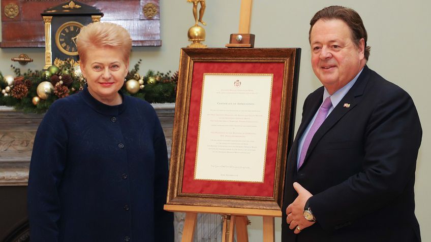 D. Grybauskaitė: Maltos ordino padėka - svarus įvertinimas visiems Lietuvos žmonėms