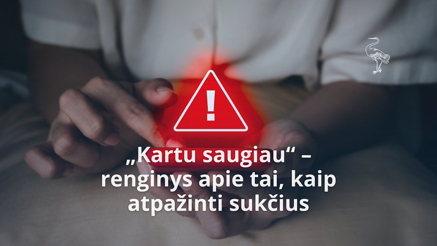 „Kartu saugiau“ – renginys apie tai, kaip atpažinti sukčius - Visagine