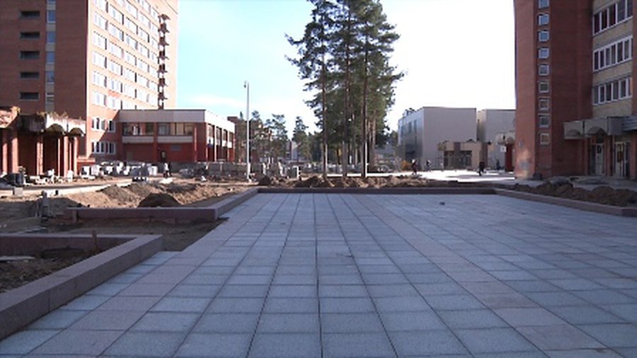 Почему прекратились работы на аллее? - В Висагинасе