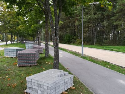 Когда будут сделаны тротуары на пр. Тайкос и ул. Сантарвес? - В Висагинасе