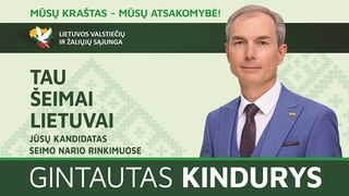Gintautas Kindurys: «Jūsų balsas – tai sprendimai, lemiantys mūsų krašto ateitį!»