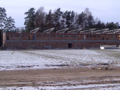 А что на нашем стадионе?  - В Висагинасе