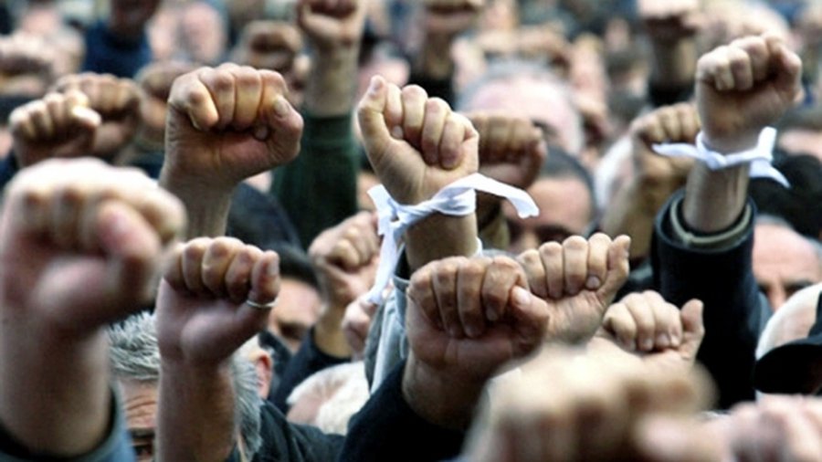 Митинг в поддержку доктора В. Дилене - В Висагинасе