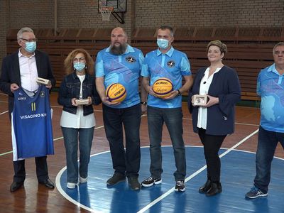 Символическое открыте Висагинской школы баскетбола состоялось (видео) - В Висагинасе