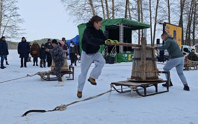 «Тяни корюшку» -  главный зимний праздник в Палуше, внесенный в список культурного наследия Литвы (видео) - Культурные и спортивные мероприятия