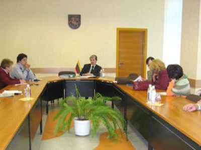 Встреча с избирателями

 - В Висагинасе