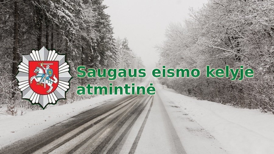 Памятка о правилах дорожного движения и о безопасности на дорогах - В Висагинасе