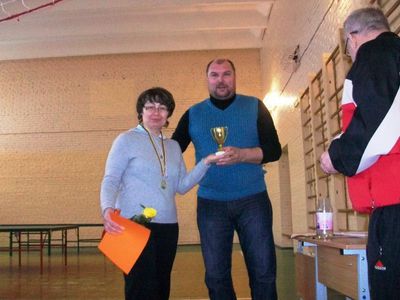 Поздравляем победительниц женского турнира по настольному теннису  (исправлена ошибка)                                                                 - В Висагинасе