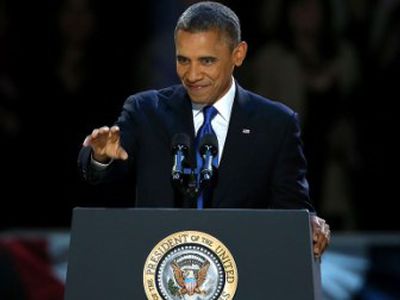 Обама выступил с победной речью перед сторонниками: Вы сделали меня лучшим президентом, чем я был - В Мире