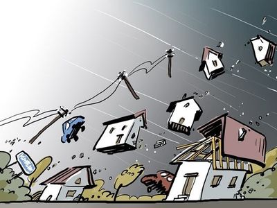 У польско-литовской границы прогнозируют ураганный ветер - Литва и страны Балтии