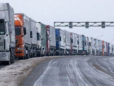 Более 400 грузовиков ожидают очереди на литовских КПП на въезде в РФ и Белоруссию - Литва и страны Балтии