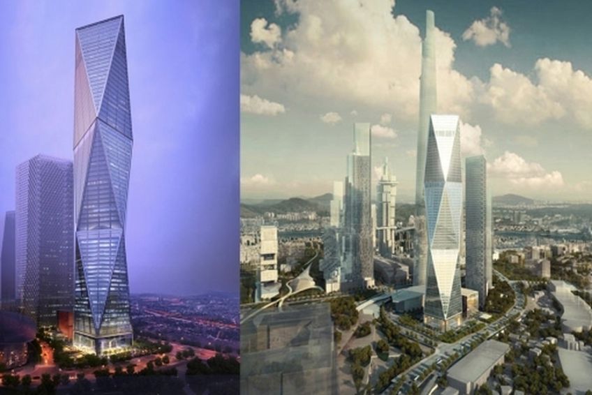 «Диагональный» небоскрёб обещает быть легче и энергоэффективнее обычных