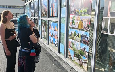 «Fotofabrikas»: фотовыставка в необычном месте с необычным ракурсом (видео) - В Висагинасе