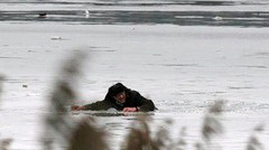 Опасности весеннего льда - В Висагинасе