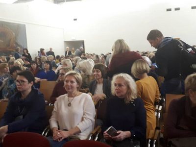 Висагинские бастующие педагоги приняли участие в съезде учителей в Вильнюсе - В Висагинасе