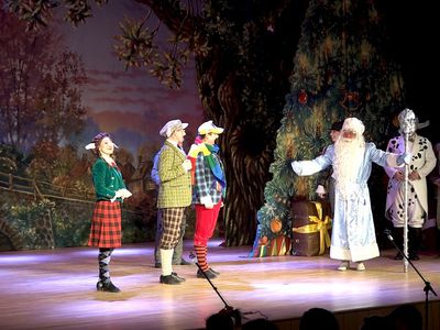 С наступающим Новым годом висагинских ребят поздравили артисты из Санкт-Петербурга (Видео) - В Висагинасе