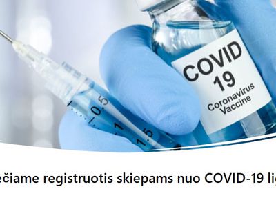 Обращение А. Дулькиса к непривитым: все вакцины доступны - регистрируйтесь - Литва и страны Балтии