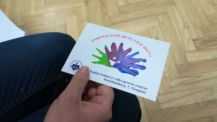 Международный день людей с редкими заболеваниями стал настоящим праздником для ребят с недугом - В Висагинасе