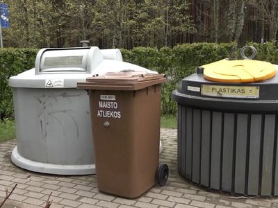 В Висагинасе установлены контейнеры для пищевых/кухонных отходов - Новости регионов
