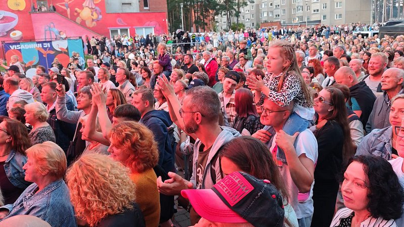 51-й день рождения Висагинаса объединил тысячи жителей и гостей города (видео) - В Висагинасе