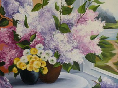 Выставка клуба молодых художников «PALETĖ» - В Висагинасе