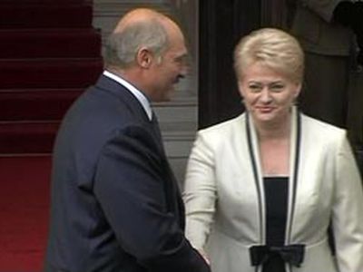 Президенты Литвы и Беларуси о сотрудничестве в областях энергетики и транспорта  - Литва и страны Балтии