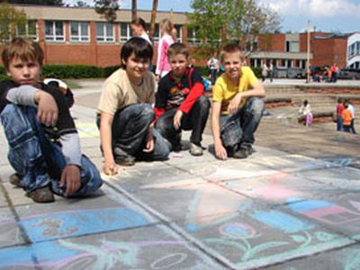 Солнце на асфальте - В Висагинасе