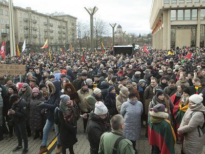 Митингующие обвиняют Сейм - Литва и страны Балтии