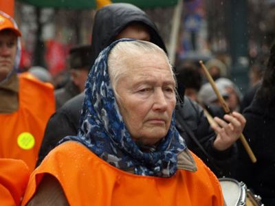 Профсоюзы Литвы выводят людей на улицы Вильнюса                                 - Литва и страны Балтии