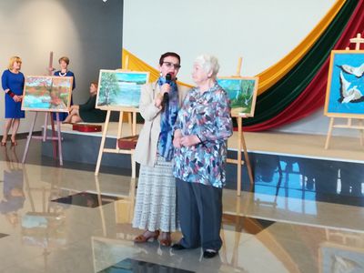 «Гляжу в озера синие…». Выставка клуба «Paletė» к 45-летию Висагинаса (видео) - В Висагинасе