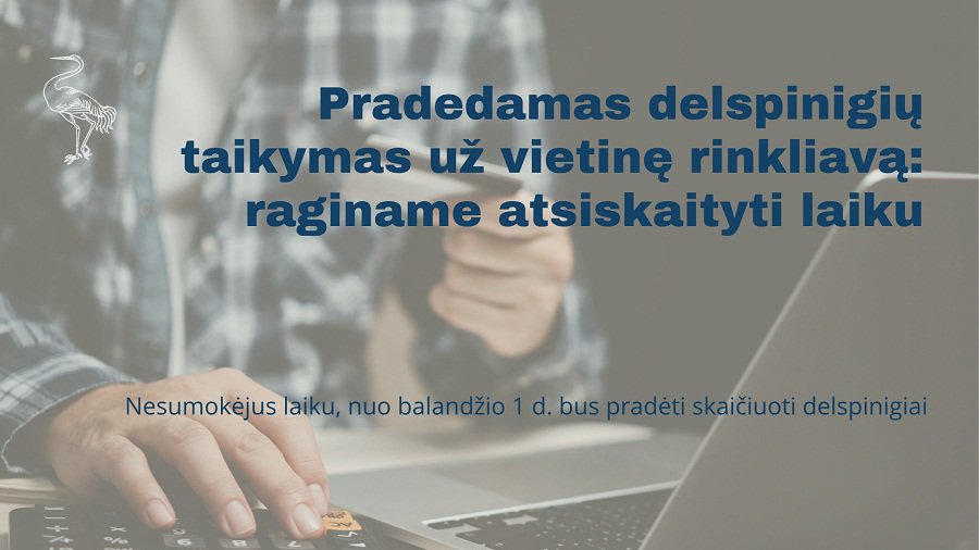 С 1 апреля начинается начисление пеней за местный сбор - В Висагинасе