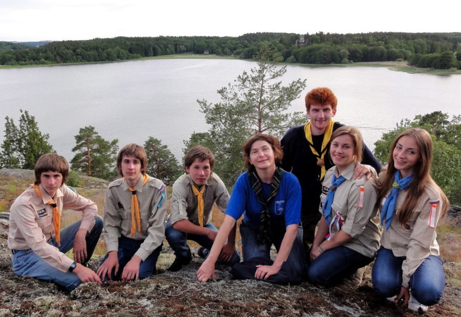 Русские скауты Висагинаса о северном путешествии  - В Висагинасе