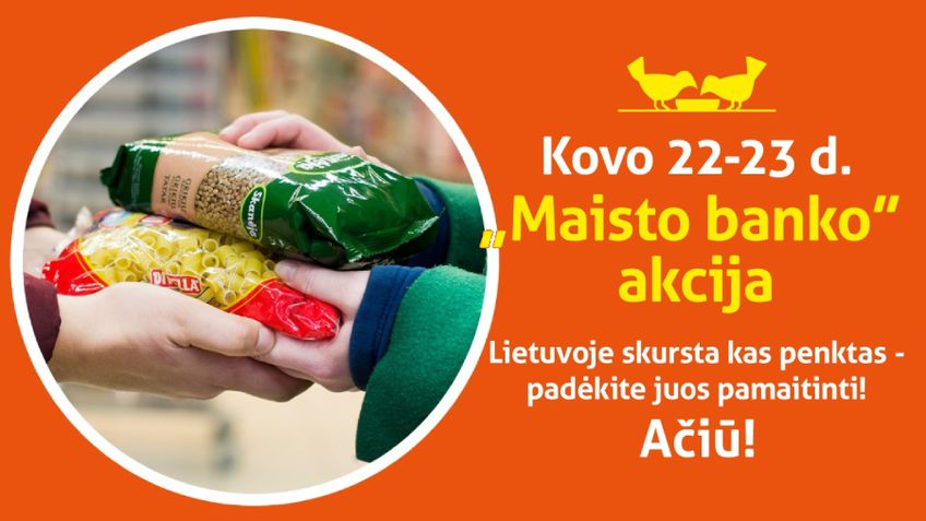 Приглашаем принять участие в весенней акции «Maisto bankas»