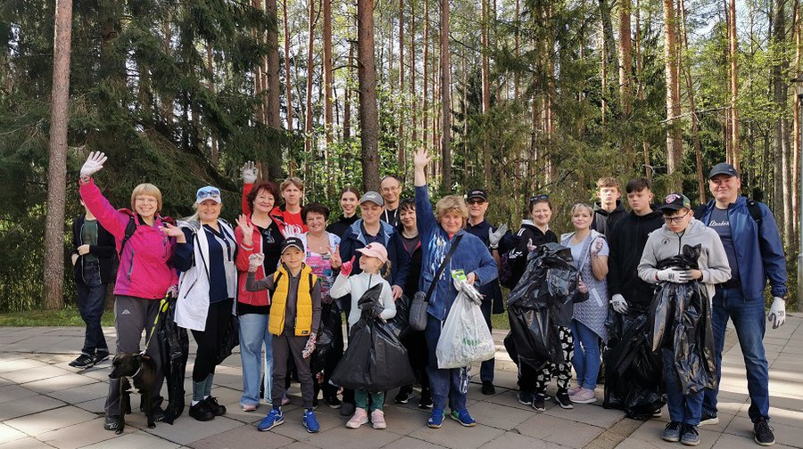 Независимый профсоюз  ИАЭС отметил праздник 1 Мая традиционным субботником и шашлыками (видео) - В Висагинасе