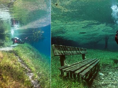В Австрии есть подводный парк - Хобби, отдых и развлечения