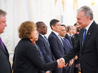 Президент встретился с аккредитованными в Литве послами иностранных государств - Литва и страны Балтии